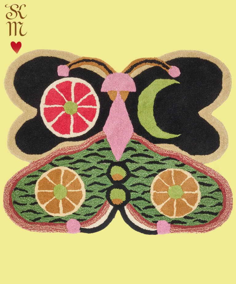 Tip Top Tiger Vlinder Vloerkleed XL