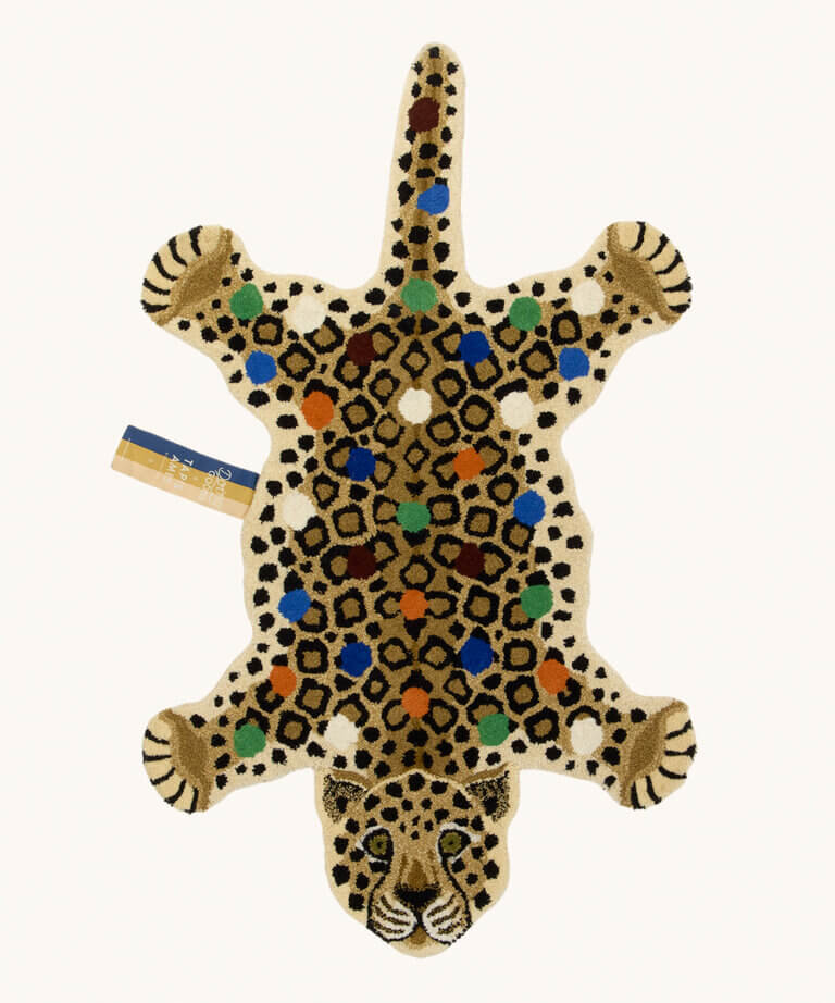 Emily Loony Leopard Rug Large