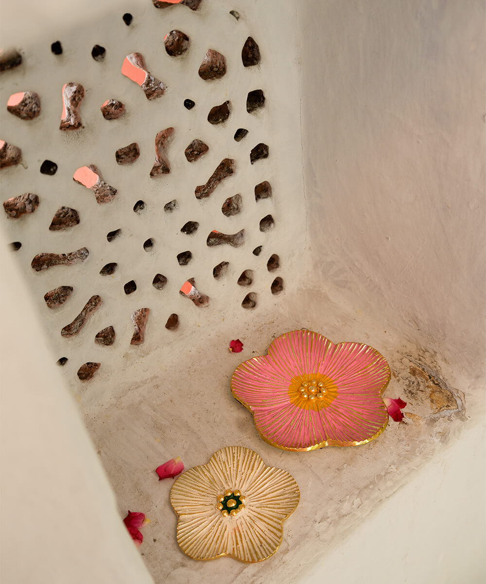 Faye Blumenschale Groß Rosa