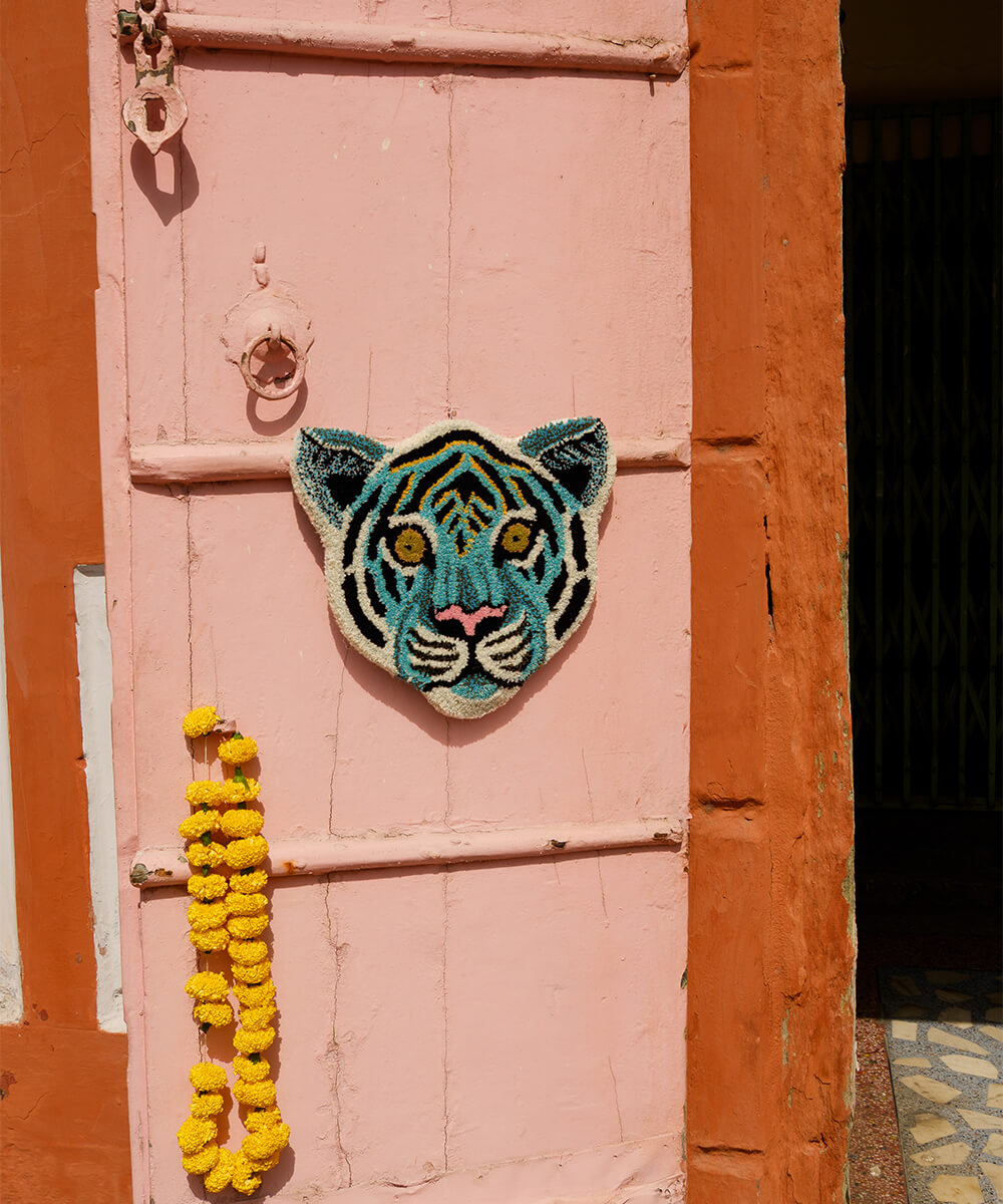 Admiral Tiger Head Rug