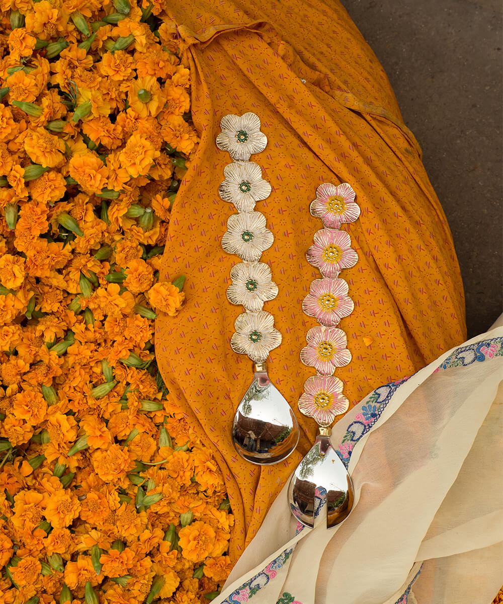 Set de Couverts à Salade Faye Fleur dans son Coffret Cadeau