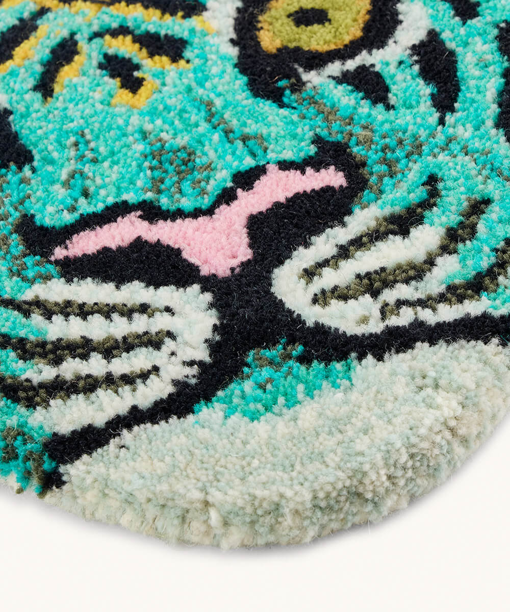Admiral Tiger Head Rug