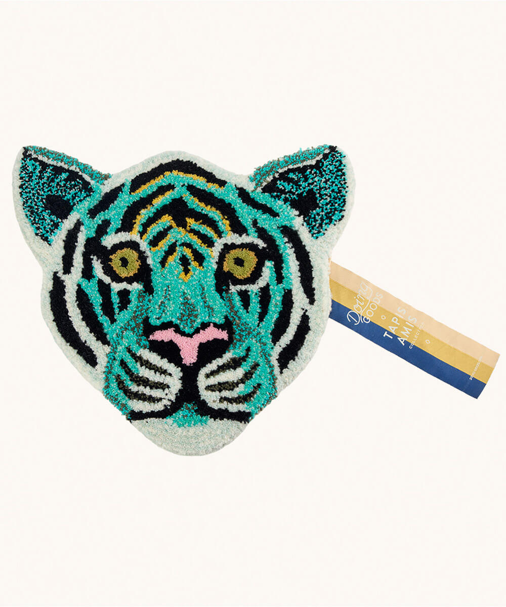 Admiral Tiger Head Rug