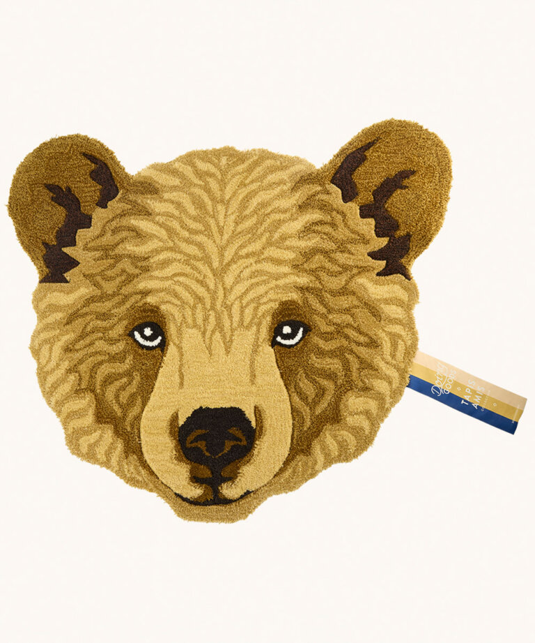 Bruno Bear Head Rug Large