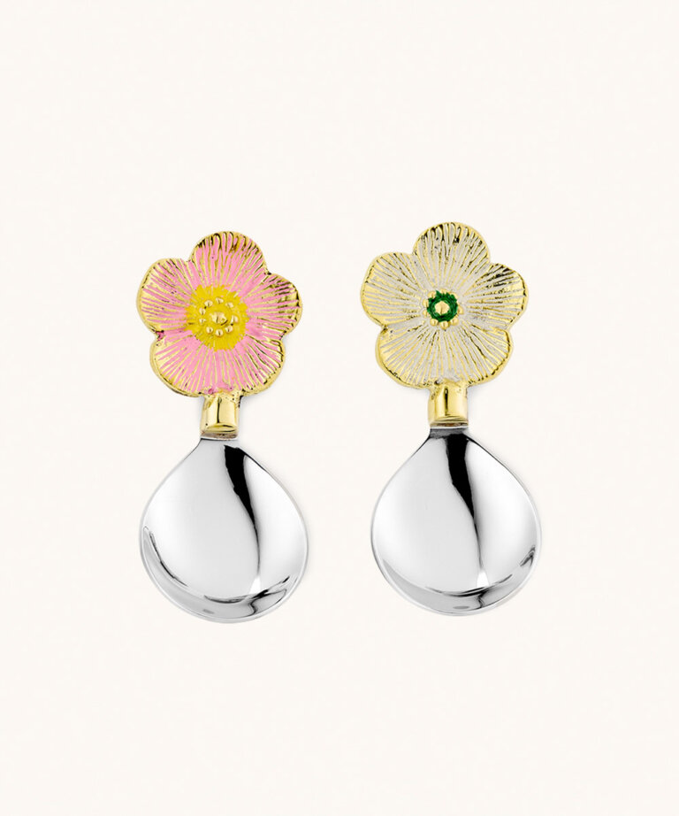 Faye Flower Dipster Spoon Set in Giftbox