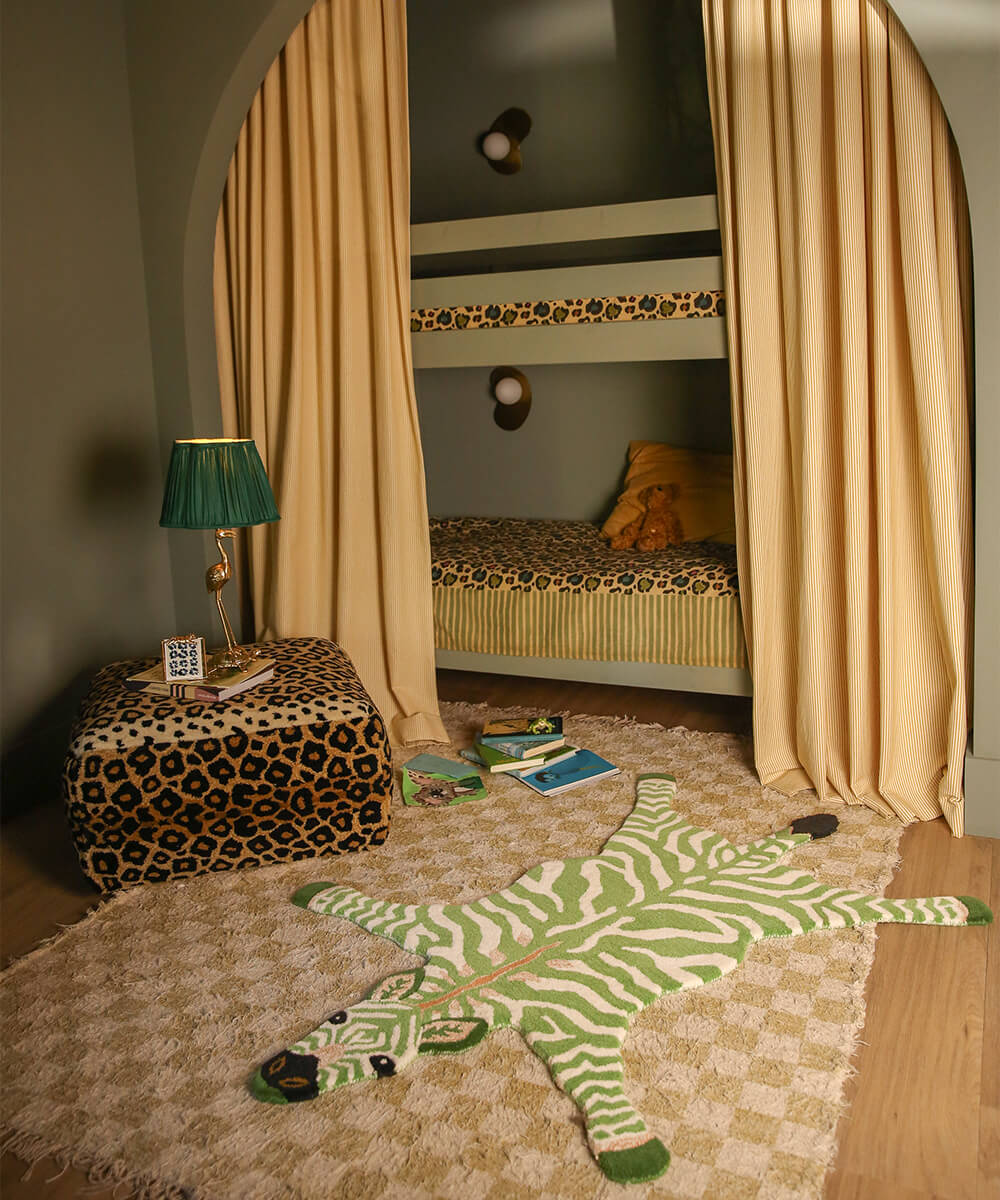 Grassy Zebra Vloerkleed Groot