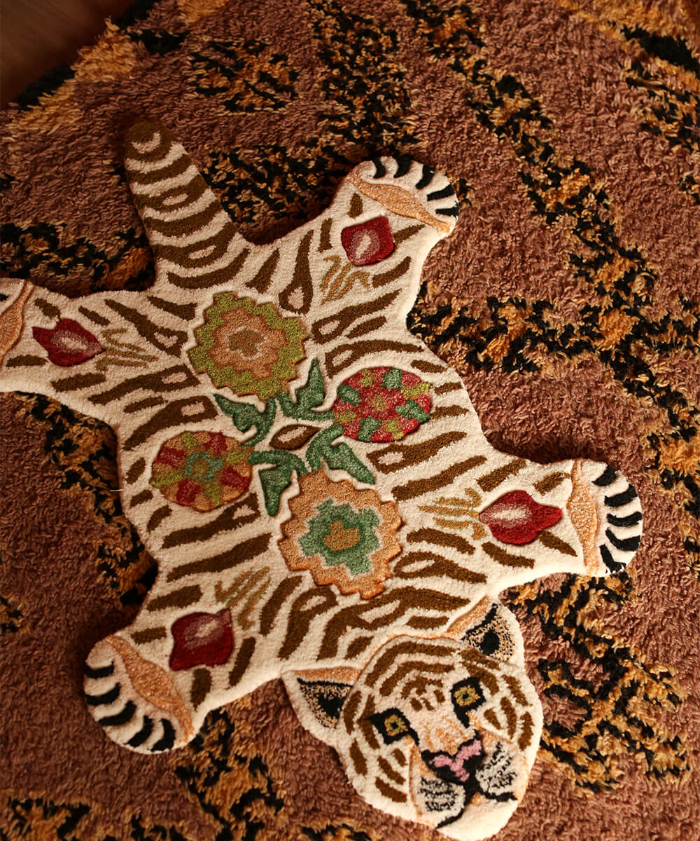 Jill Tiger Rug Small