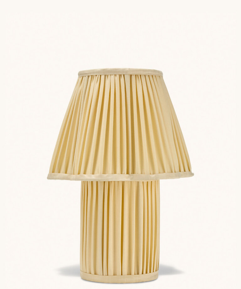 Myra Lamp Small Silk Buttercup