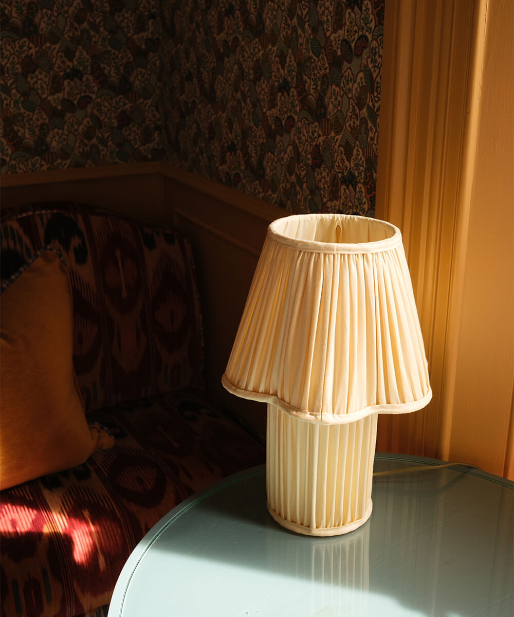 Myra Lamp Small Silk Buttercup