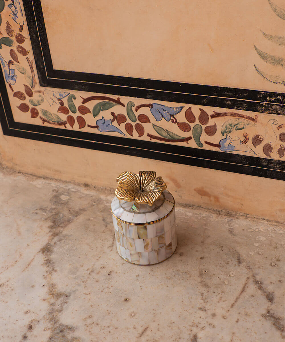 Boîte de Cirque Hailey Hibiscus Grande Nacrée