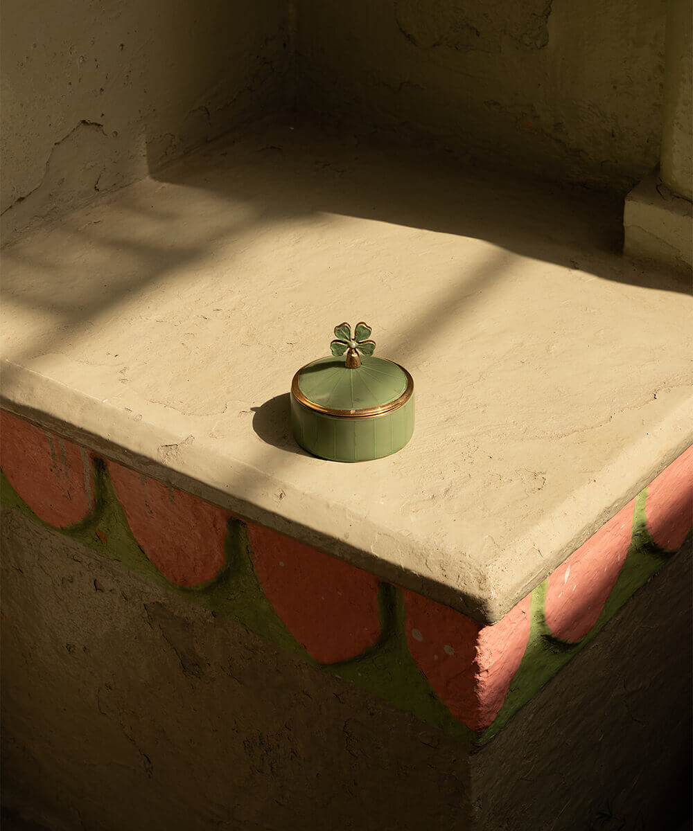 Boîte de Cirque Lucky Trefle Moyenne Verte