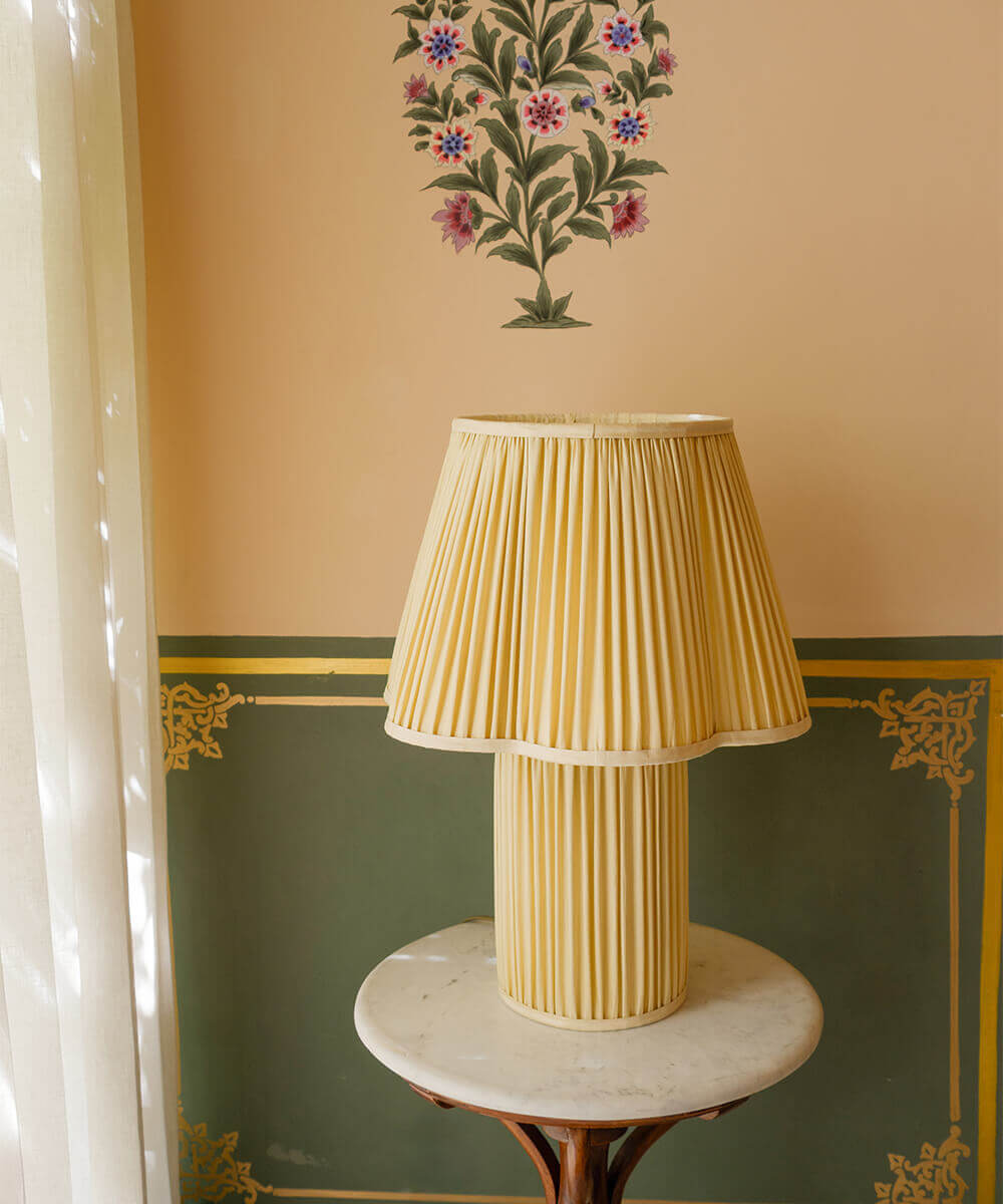 Myra Lamp Large Silk Buttercup