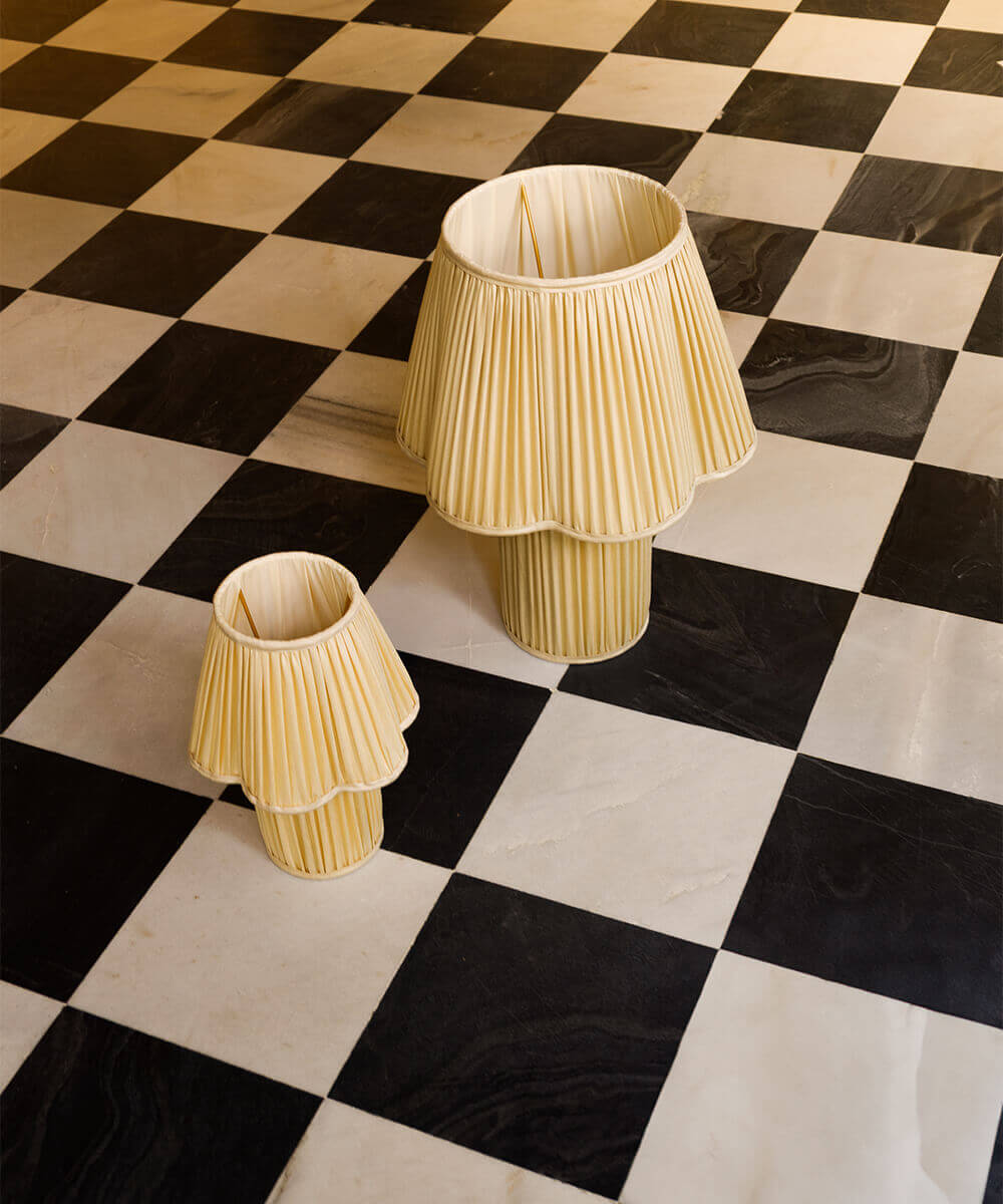 Myra Lamp Large Silk Buttercup