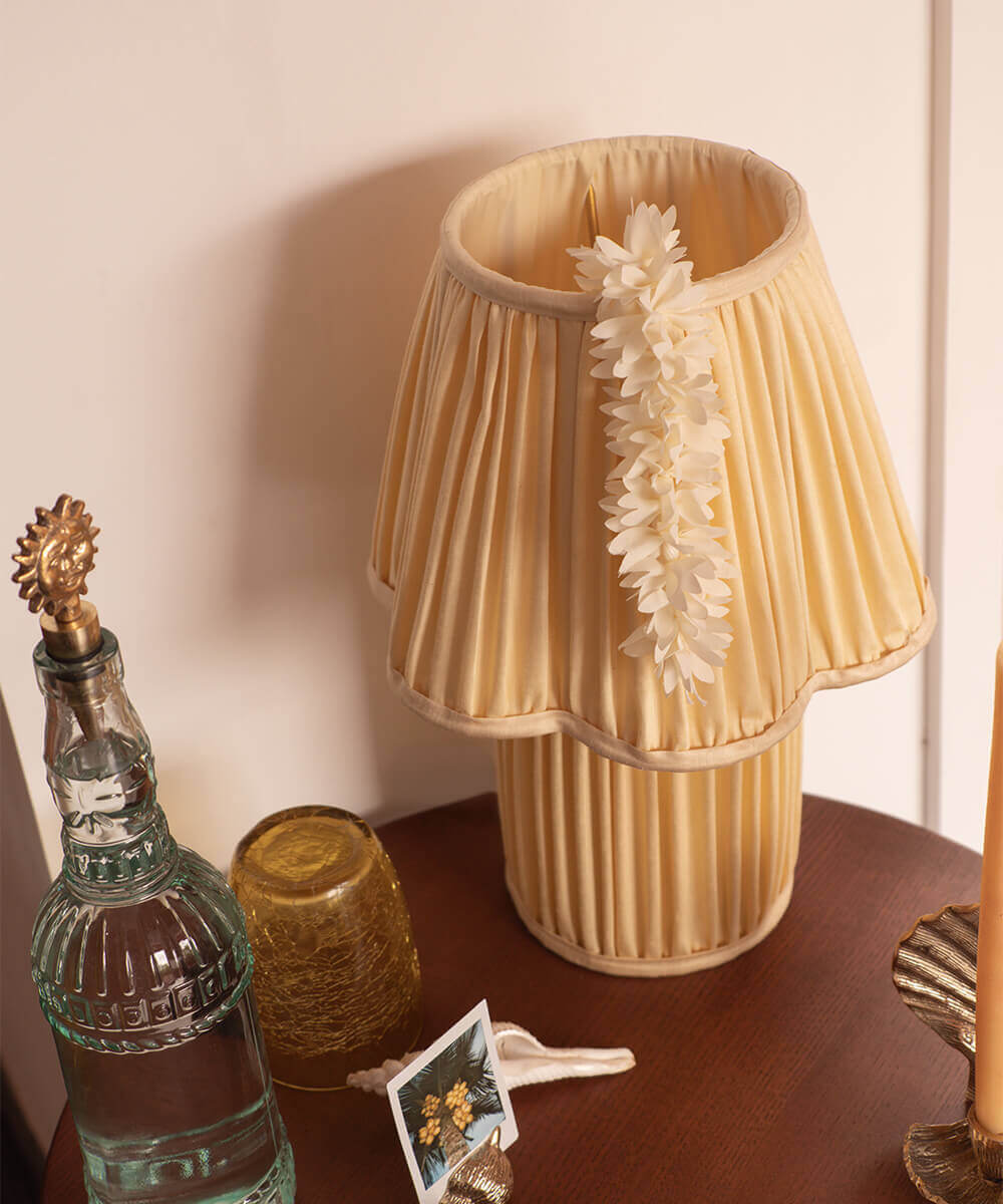 Myra Lamp Small Silk Buttercup