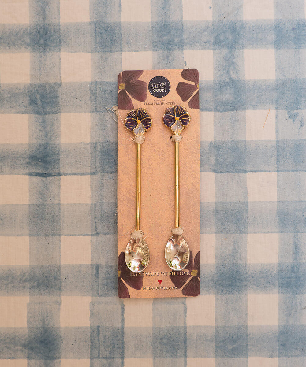 Valery Violet Theelepel Set