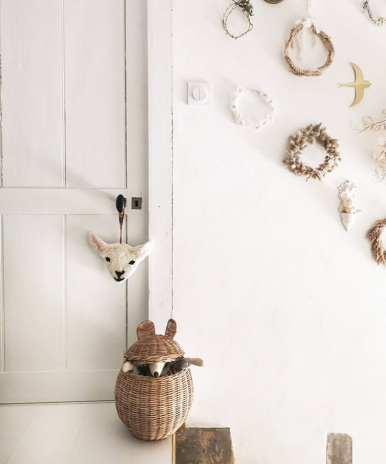 Woolly Lam Dierenkop Hanger