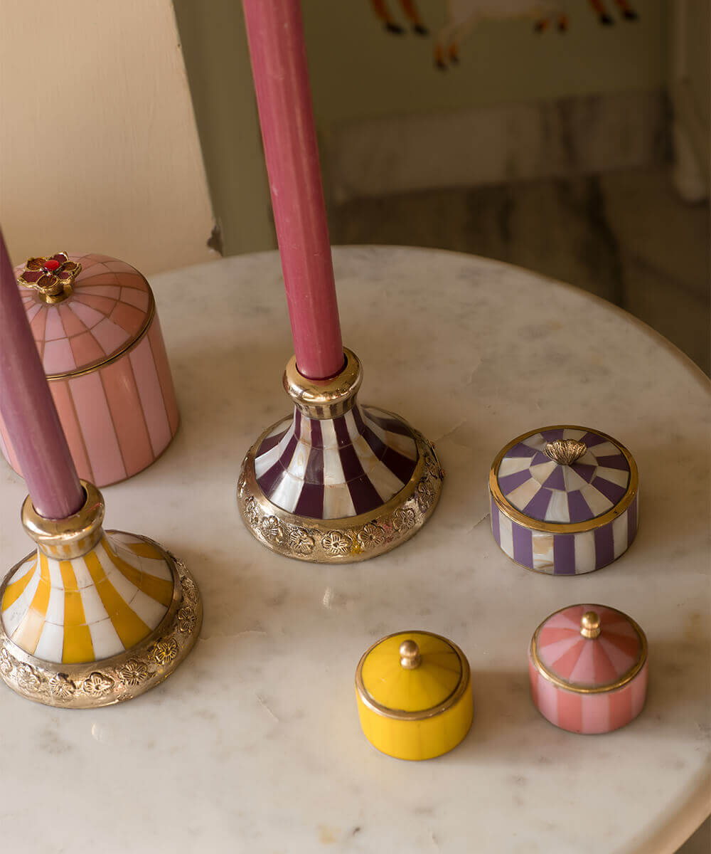 Bailey Circus Box Small Yellow