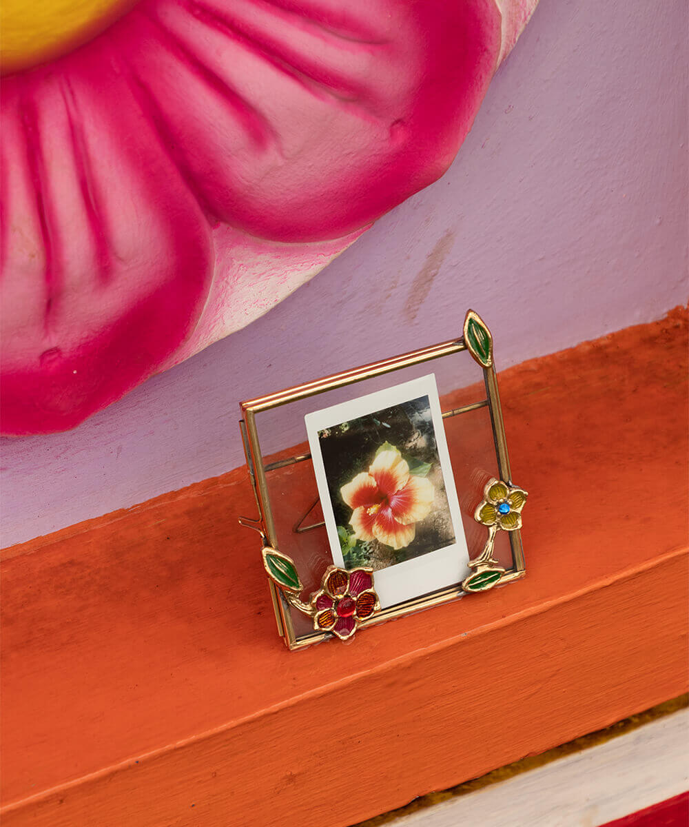 Cadre Polaroid Fleurs Cameron