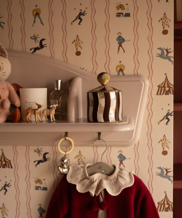 Abby Shell Circus Box Large Burgundy