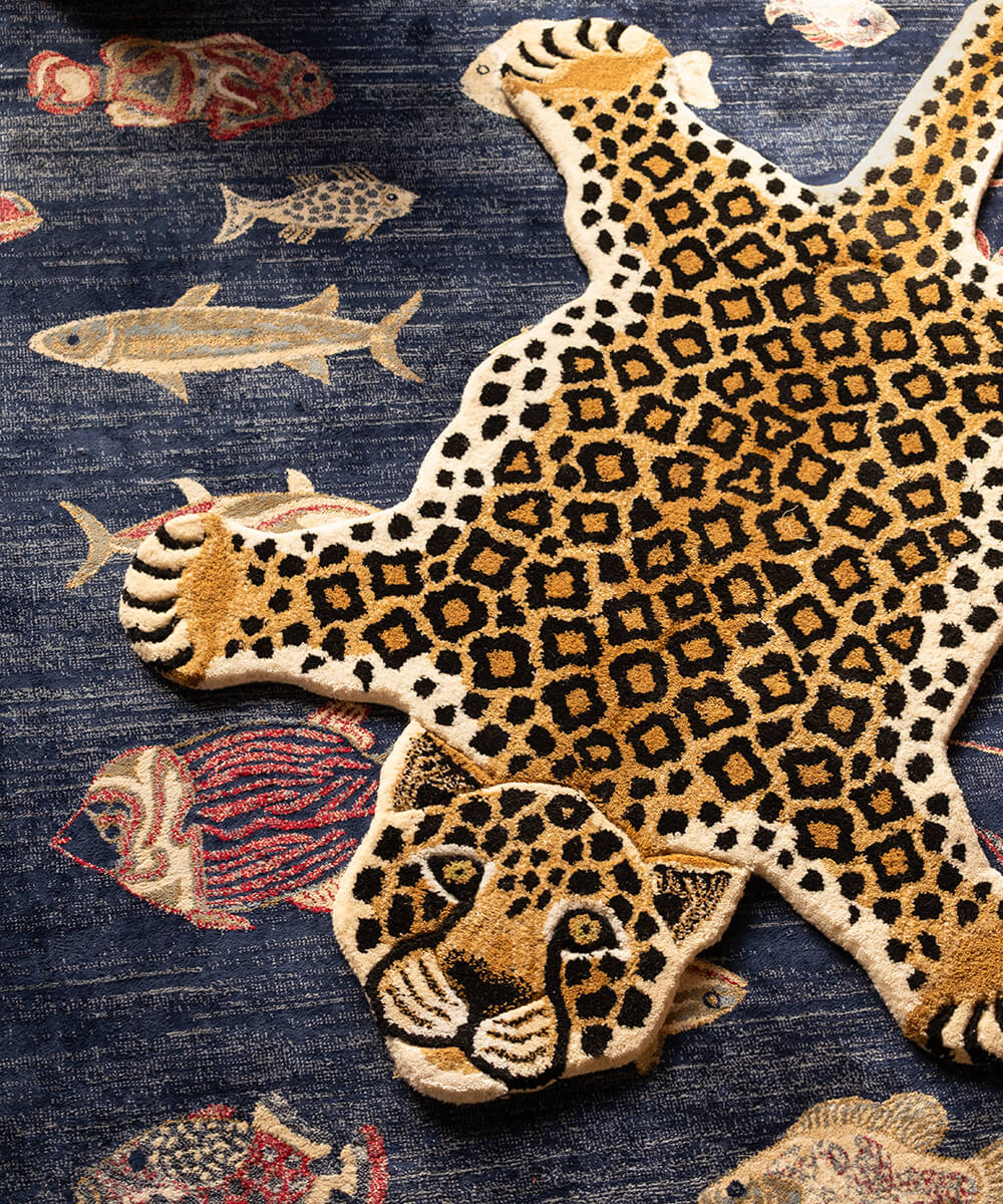 Loony Leopard Rug Large