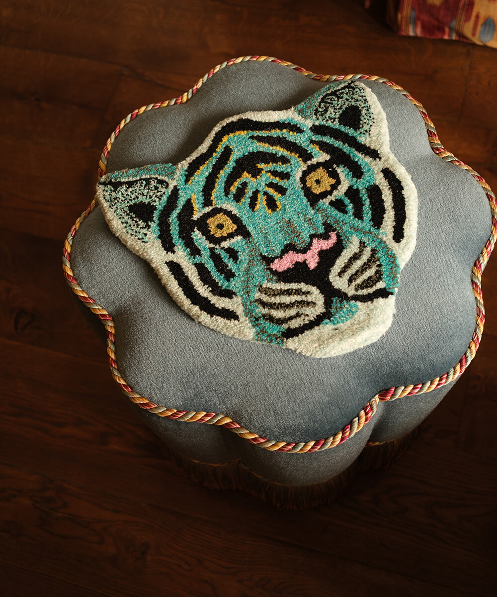 Admiral Tiger Head Rug