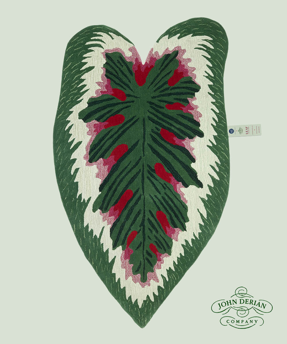 John Derian Ceriman Leaf Rug