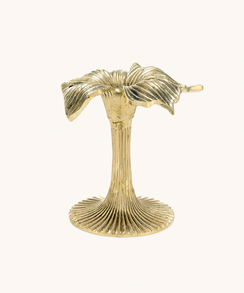 Hailey Hibiscus Candle Holder Long