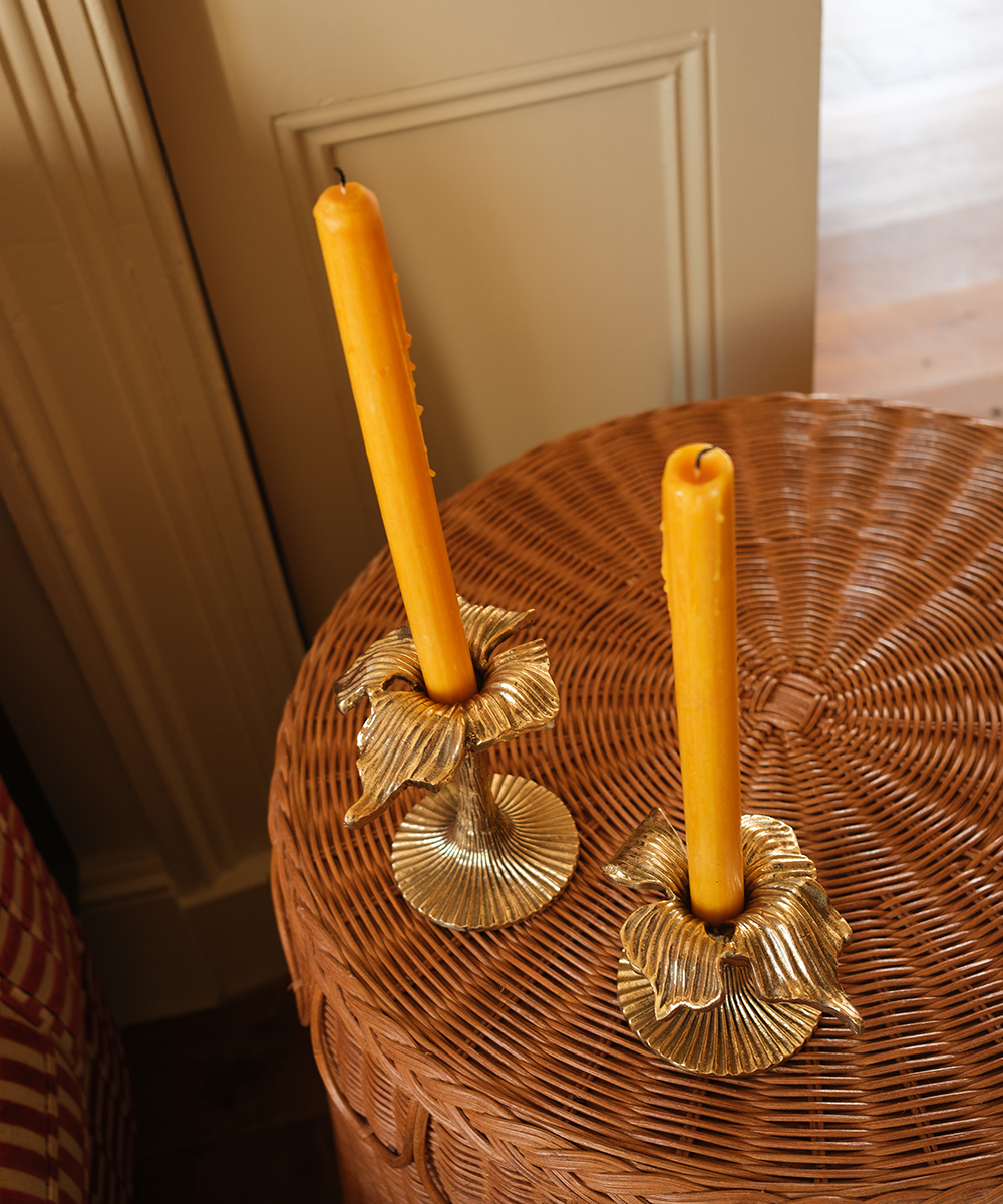 Hailey Hibiscus Candle Holder Long