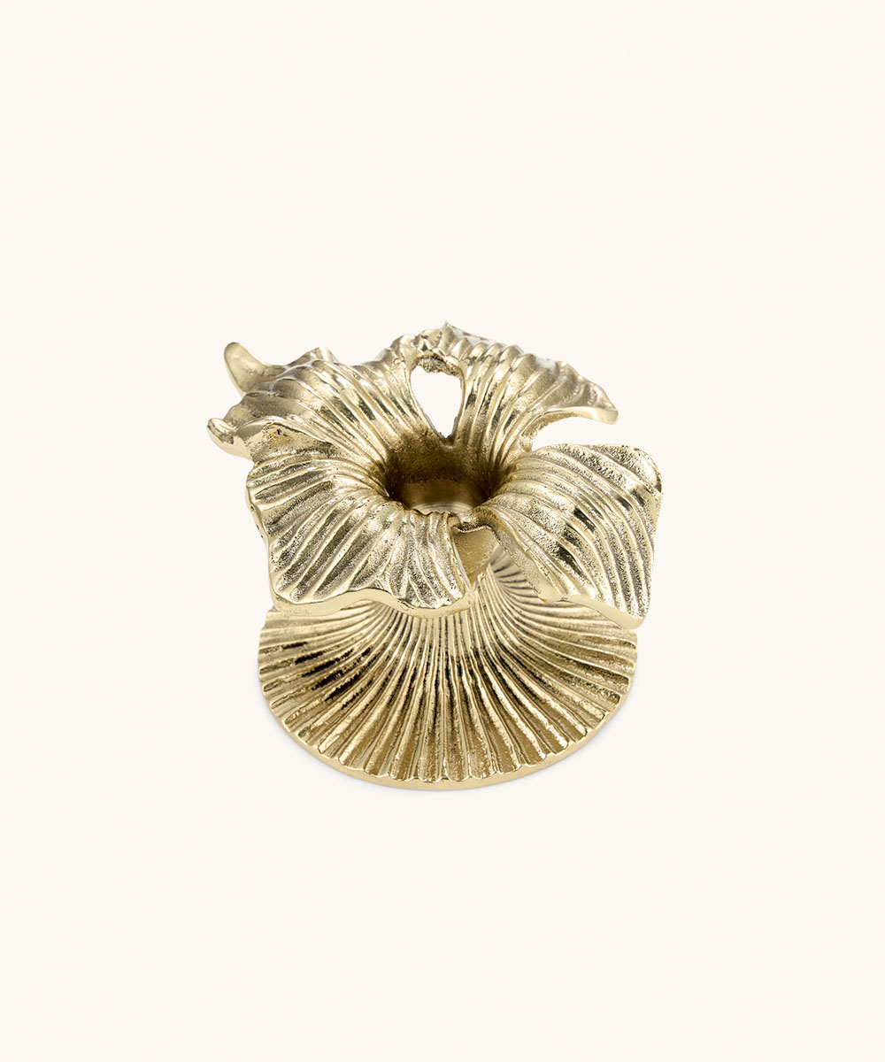 Hailey Hibiscus Candle Holder Short