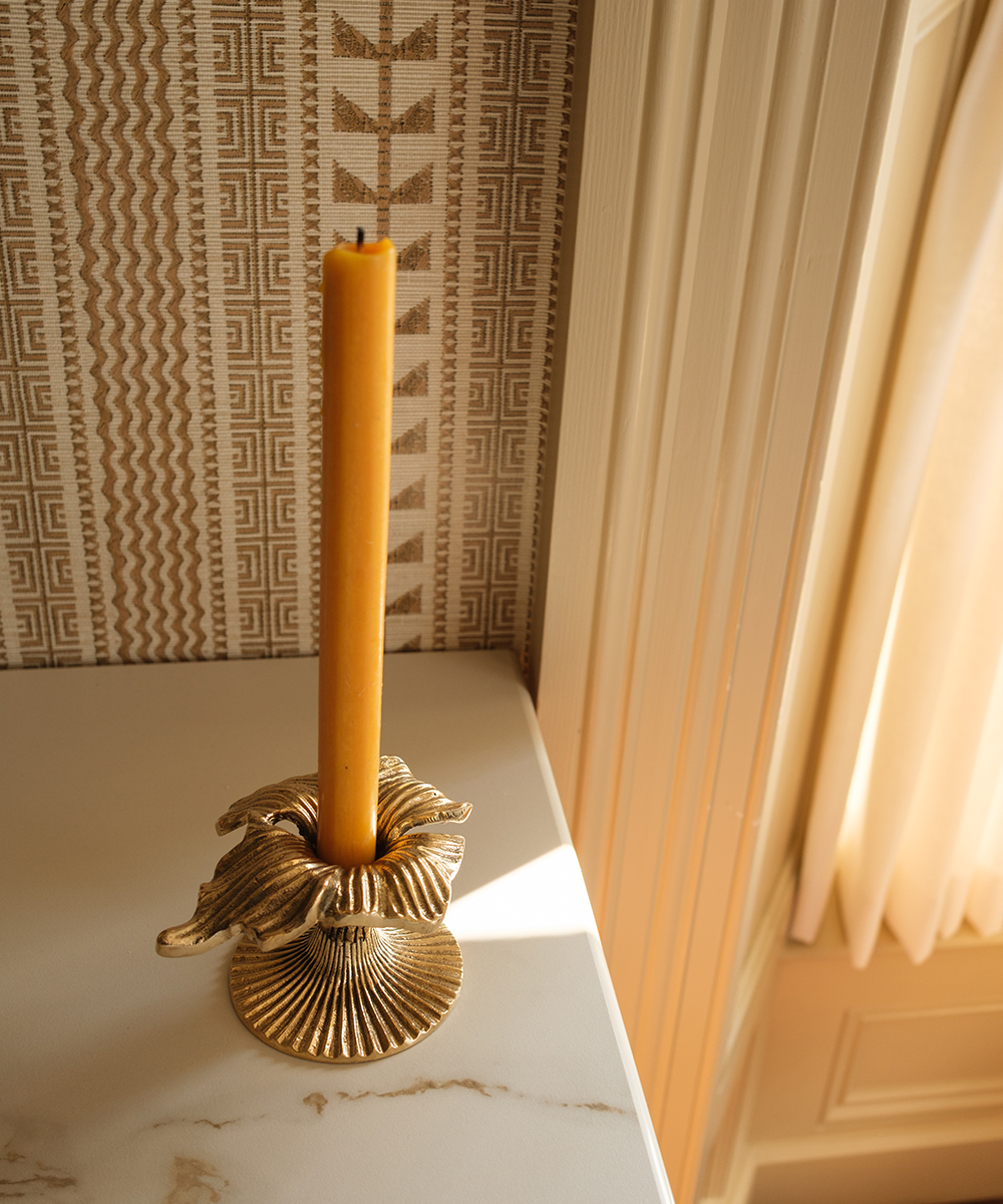 Hailey Hibiscus Candle Holder Short