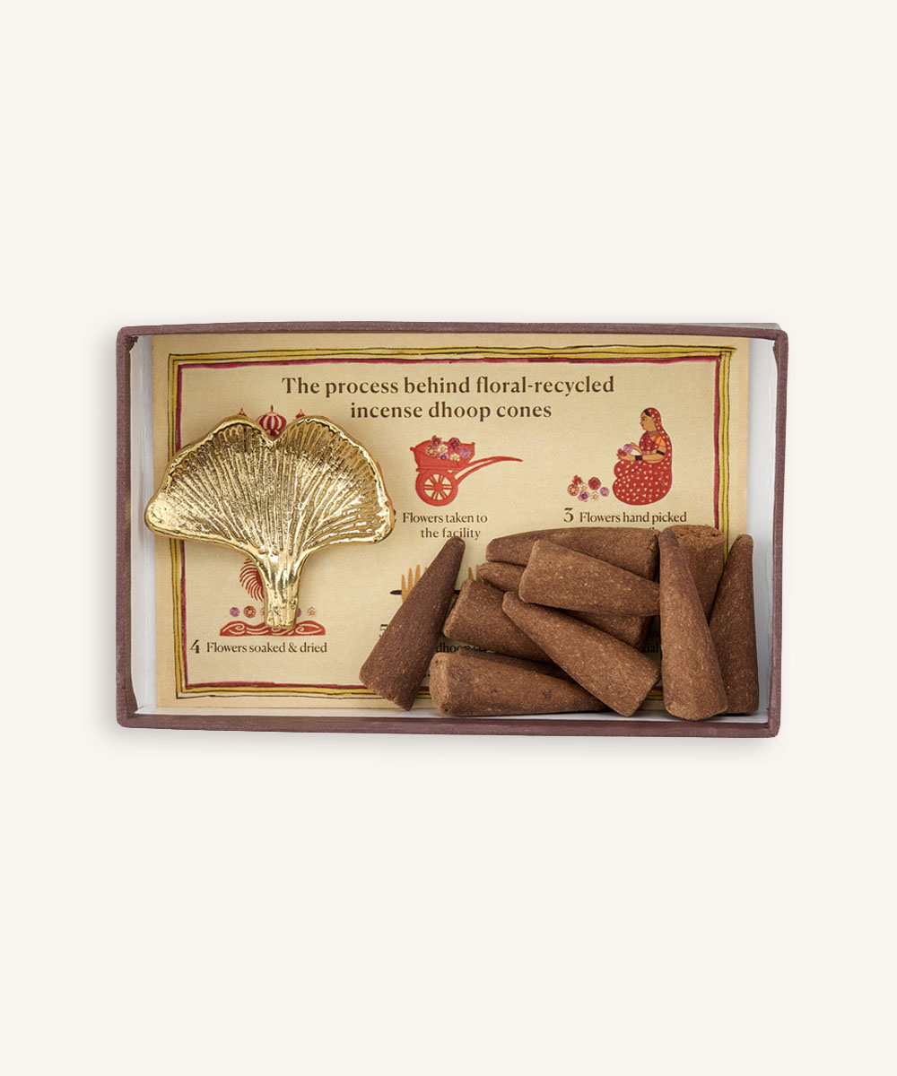 Coffret Cadeau Cônes d'Encens Amber