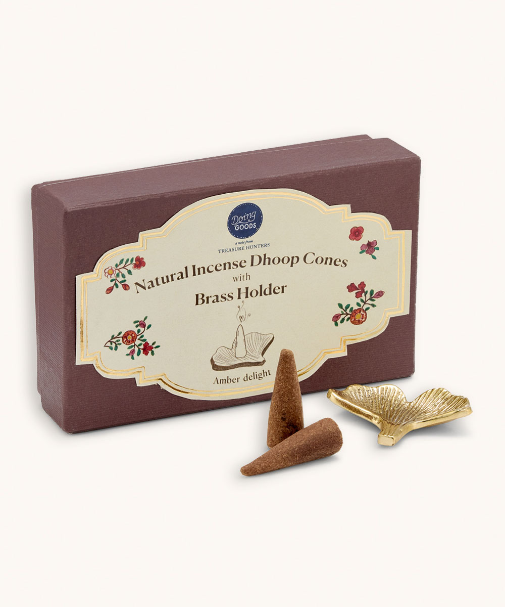 Coffret Cadeau Cônes d'Encens Amber