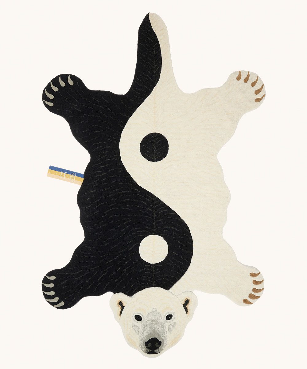 Mara Yin Yang Polar Bear Rug XL