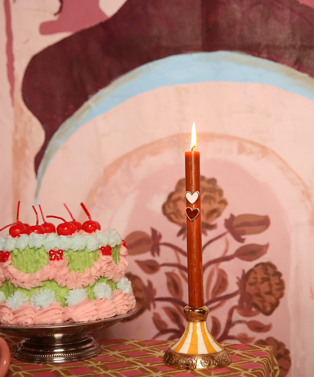 Pyar Heart Candle Charm Set in Giftbox