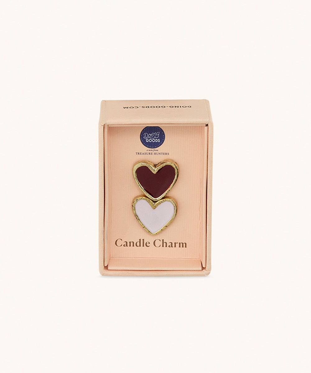 Pyar Heart Candle Charm Set in Giftbox