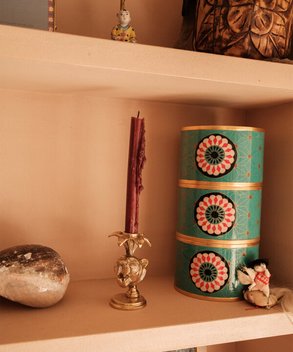 Zia Tiger Candle Holder