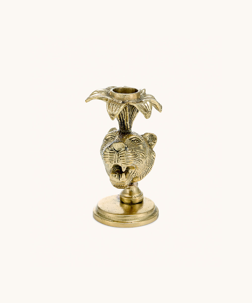 Zia Tiger Candle Holder