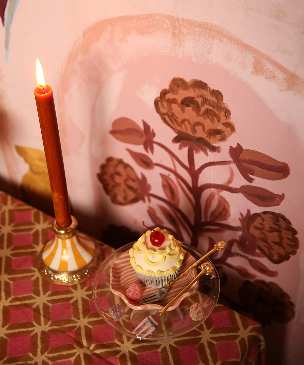 Zoey Flower Cake Fork Set