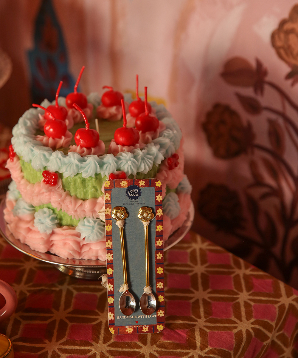 Zoey Flower Teaspoon Set