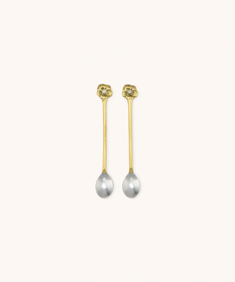 Zoey Flower Teaspoon Set