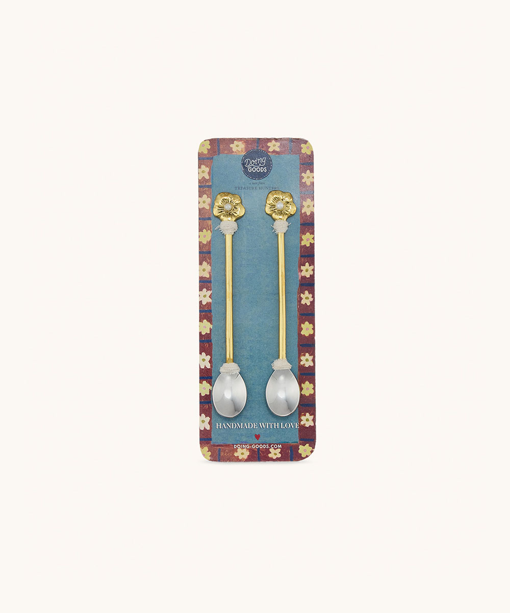 Zoey Flower Teaspoon Set