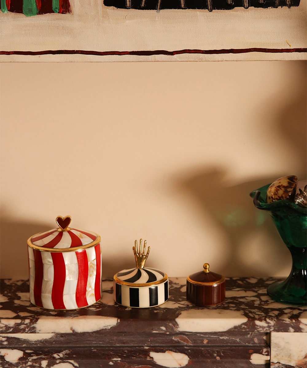 Bailey Circus Box Small Burgundy