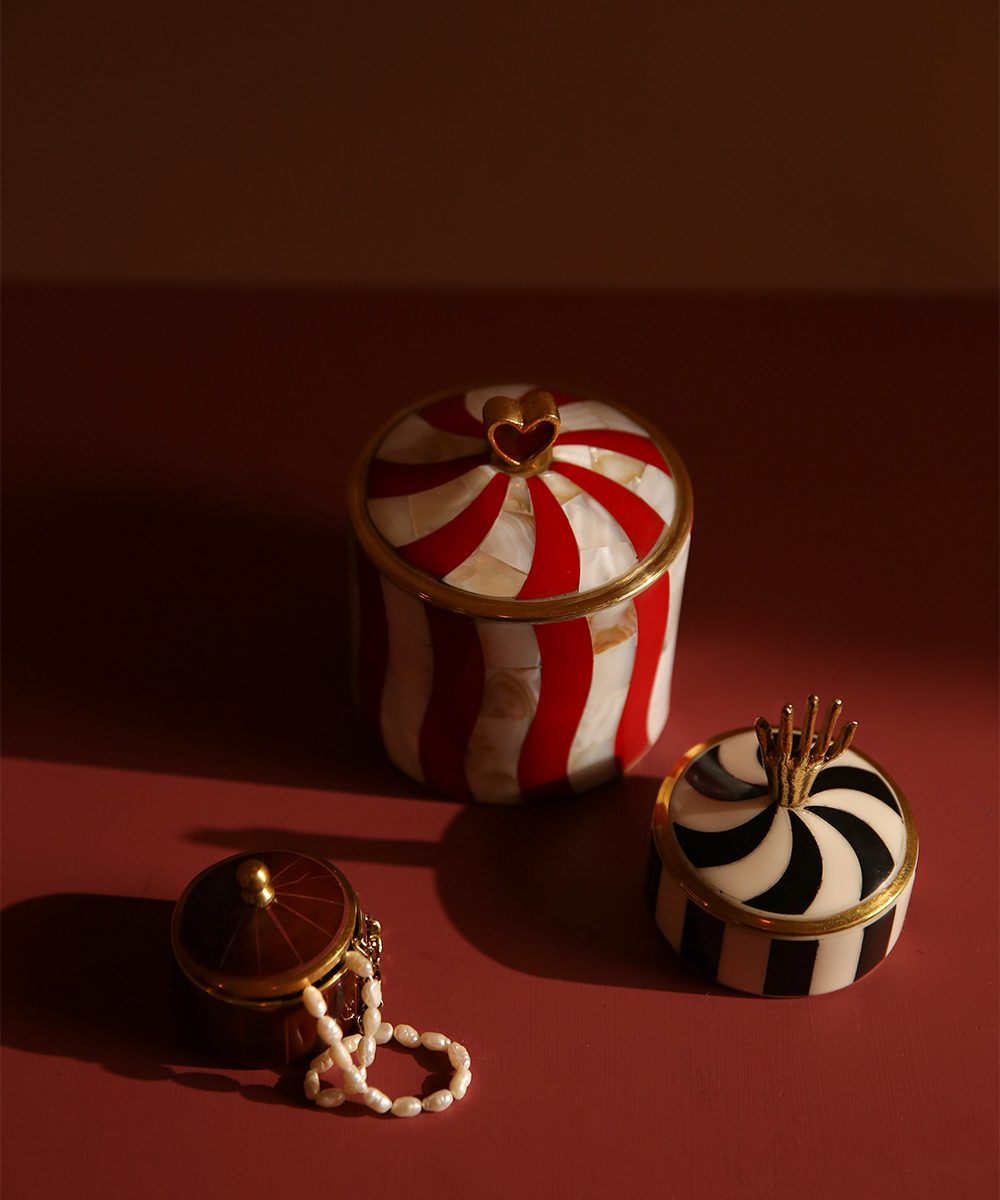Bailey Circus Box Small Burgundy