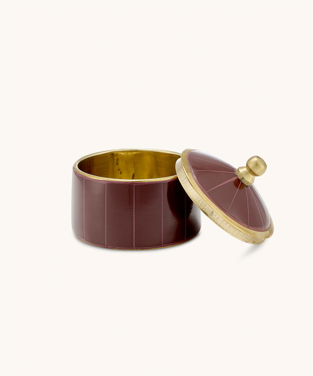 Bailey Circus Box Small Burgundy