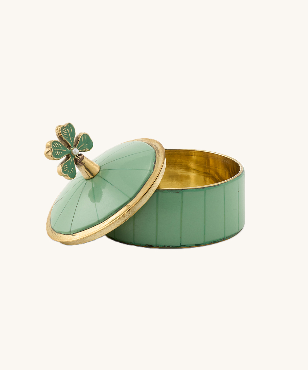 Lucky Clover Circus Box Medium Green