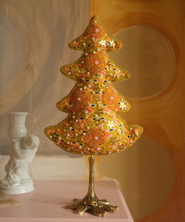 Whimsy Christmas Tree Medium Yellow