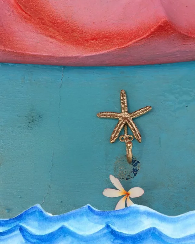 The tide brought in something special 🐚⭐🌊 Our handmade brass hooks are&hellip;